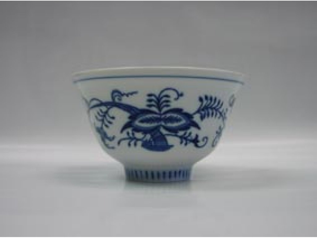 Cibulák miska čajan 12 cm originální cibulákový porcelán Dubí, cibulový vzor,