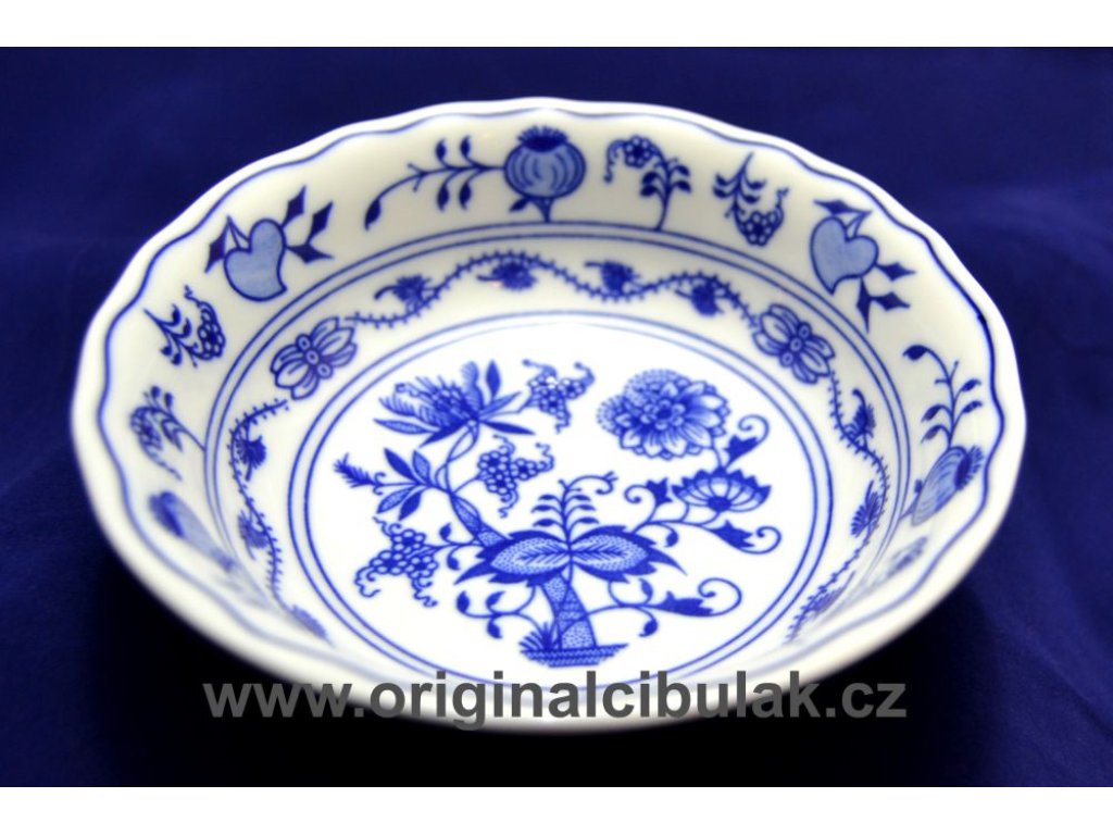 Zwiebelmuster Compote bowl 14cm Original Blue Onion Pattern Bohemia from Dubi 