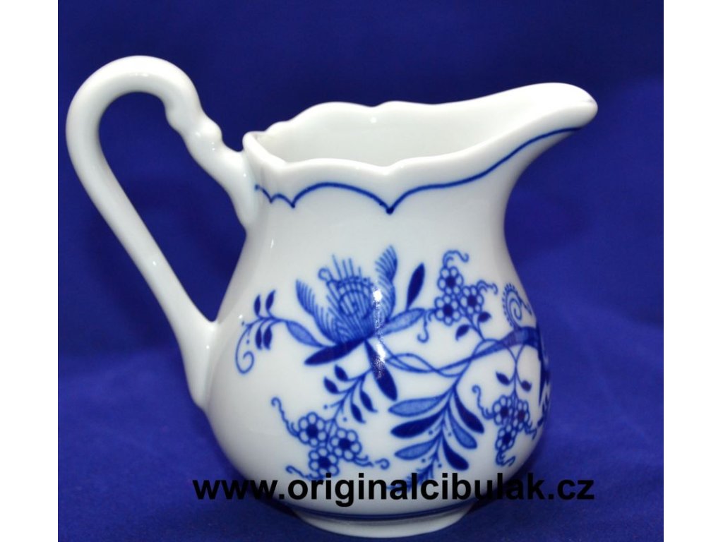 Cibulák Mliekovka vysoká 0,08l  Originálny Český Porcelán Dubí 