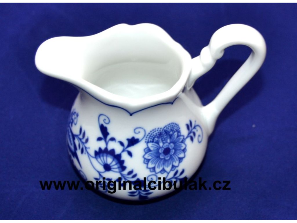 Cibulák Mliekovka vysoká 0,16l  Originálny Český Porcelán Dubí