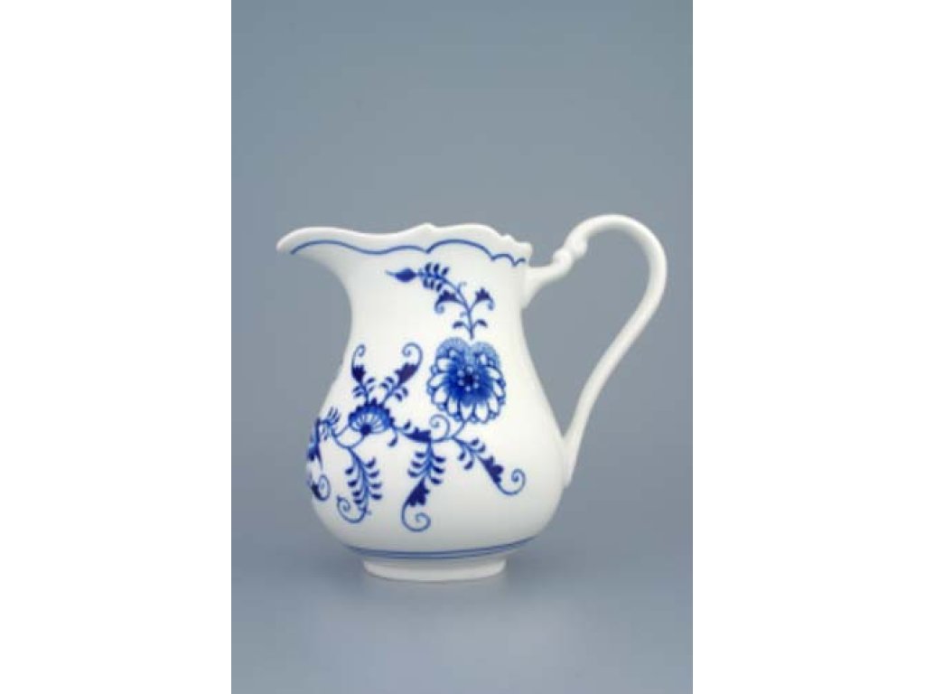 Cibulák Mliekovka vysoká 0,85 l  Originálny Český Porcelán Dubí 