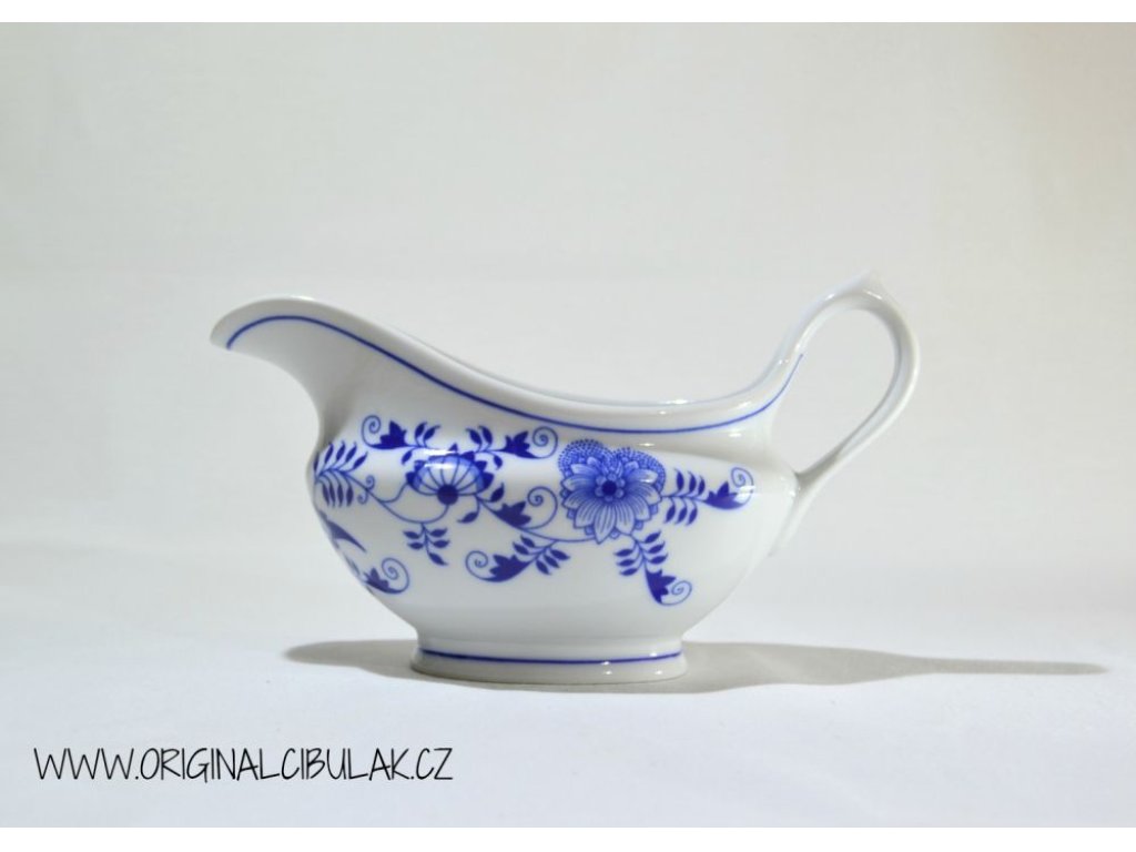 Zwiebelmuster Oval sauce pan without base 0.30l Original Blue Onion Pattern Bohemia from Dubi 