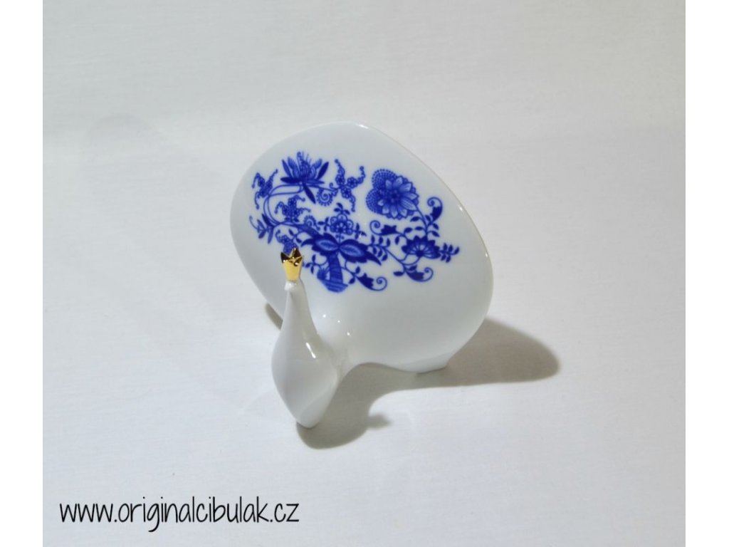 Zwiebelmuster Peacock 12.5cm, Original Bohemia Porcelain from Dubi