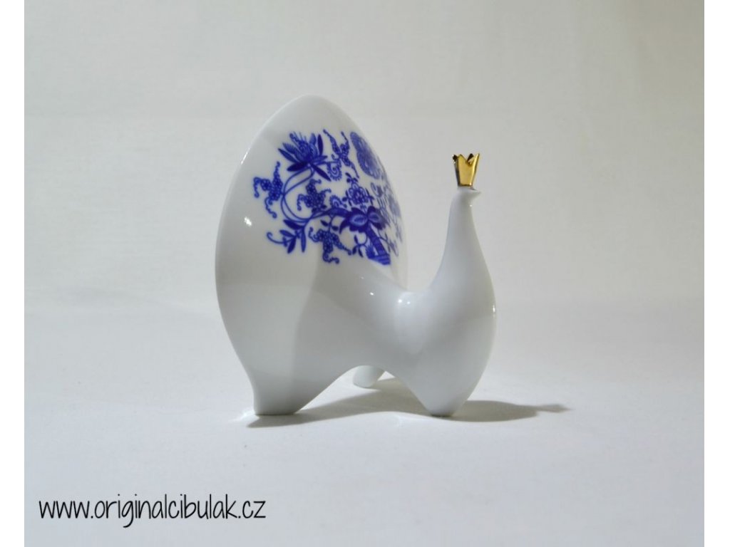 Zwiebelmuster Pfau 12,5cm Original Bohemia Porzellan aus Dubi