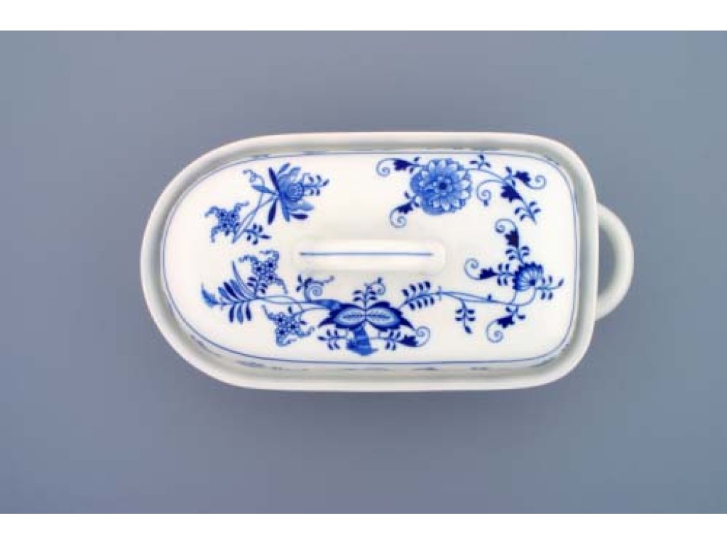 Zwiebelmuster Baking pan small 29.5 x 15.5 cm 1650g Original Blue Onion Pattern Bohemia from Dubi