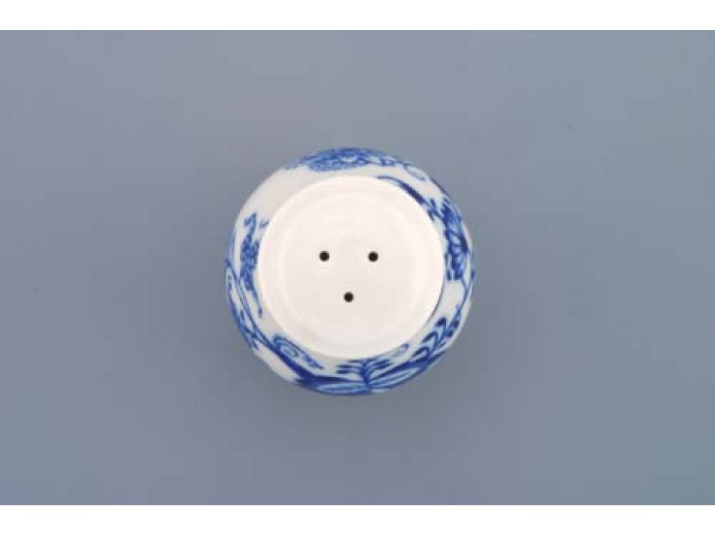 Cibulák pepřenka sypací bez nápisu 5 cm ,  originální cibulákový porcelán Dubí, cibulový vzor