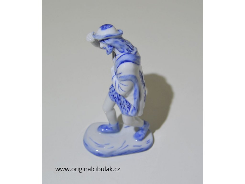 cibulák pocestný 17 cm originálny cibulák český porcelán Dubí Royal Dux Bohemia