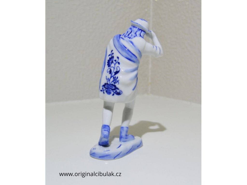 cibulák pocestný 17 cm originální český porcelán Dubí Royal Dux Bohemia