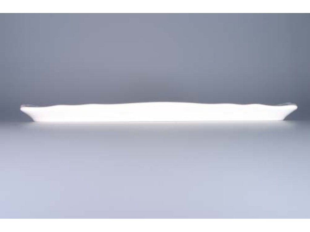 Cibulák podnos čtyřhranný 33 cm originální cibulákový porcelán Dubí, cibulový vzor
