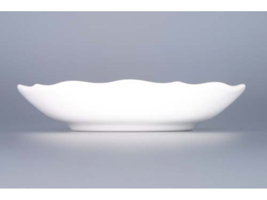 Cibulák podšálek A/1, 13 cm, originální cibulákový porcelán Dubí, cibulový vzor,