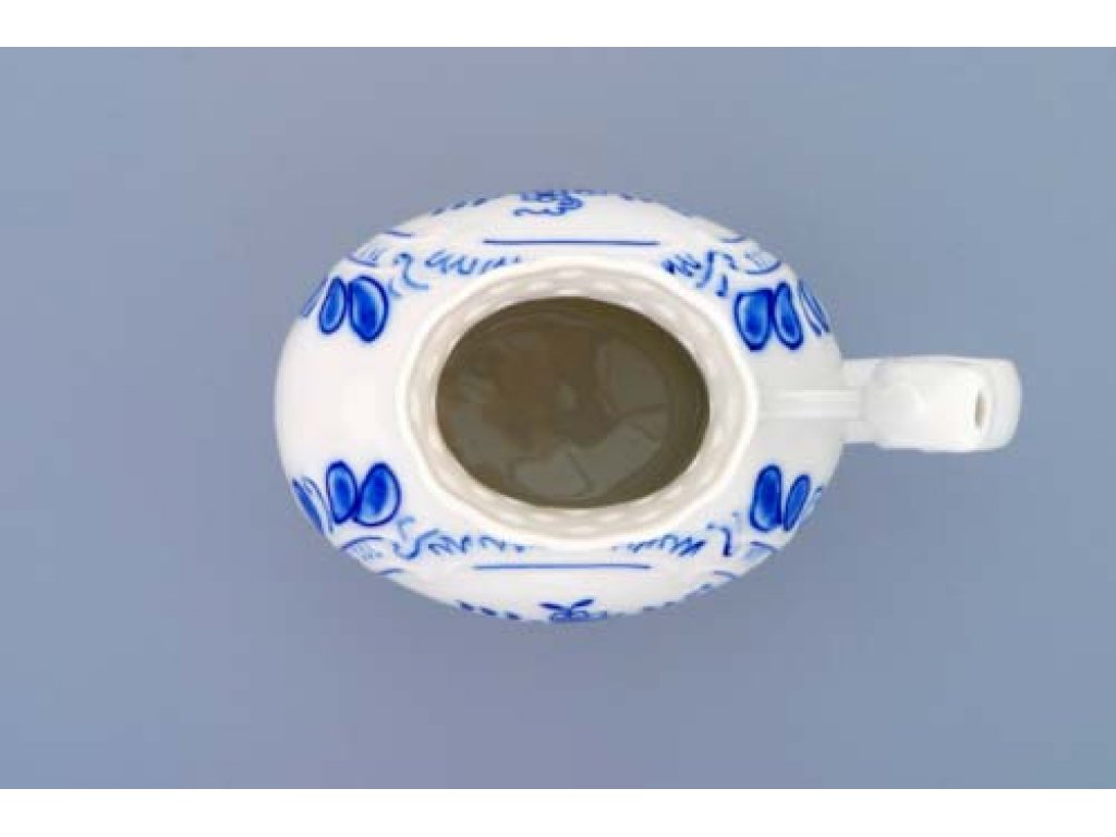 Cibulák pohárik kúpeľný prelamovaný 12 cm cibulový porcelán originálny cibulák Dubí