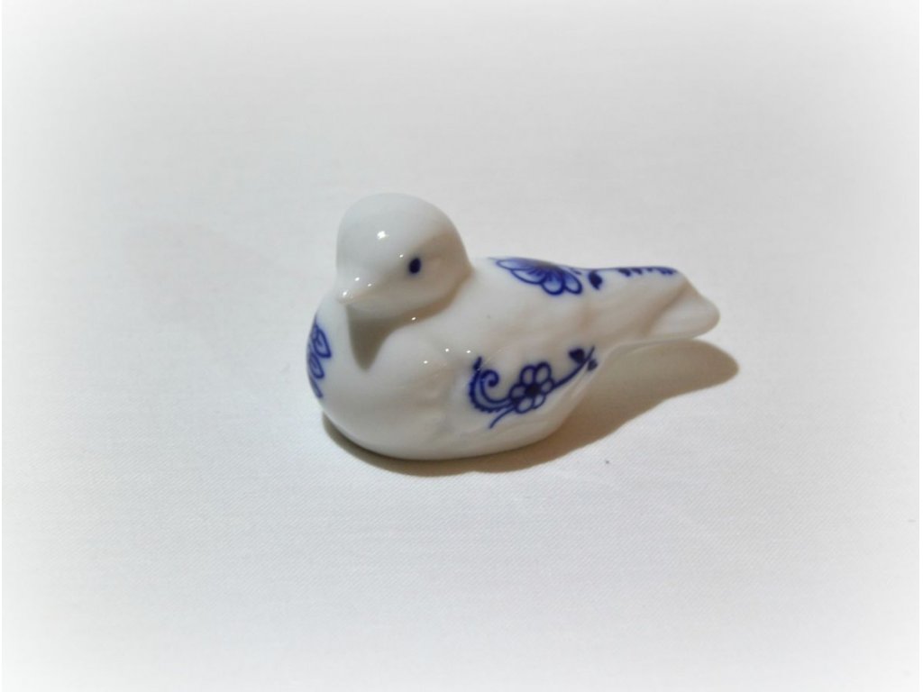 cibulák ptáček č.2 Leander cibulákový porcelán