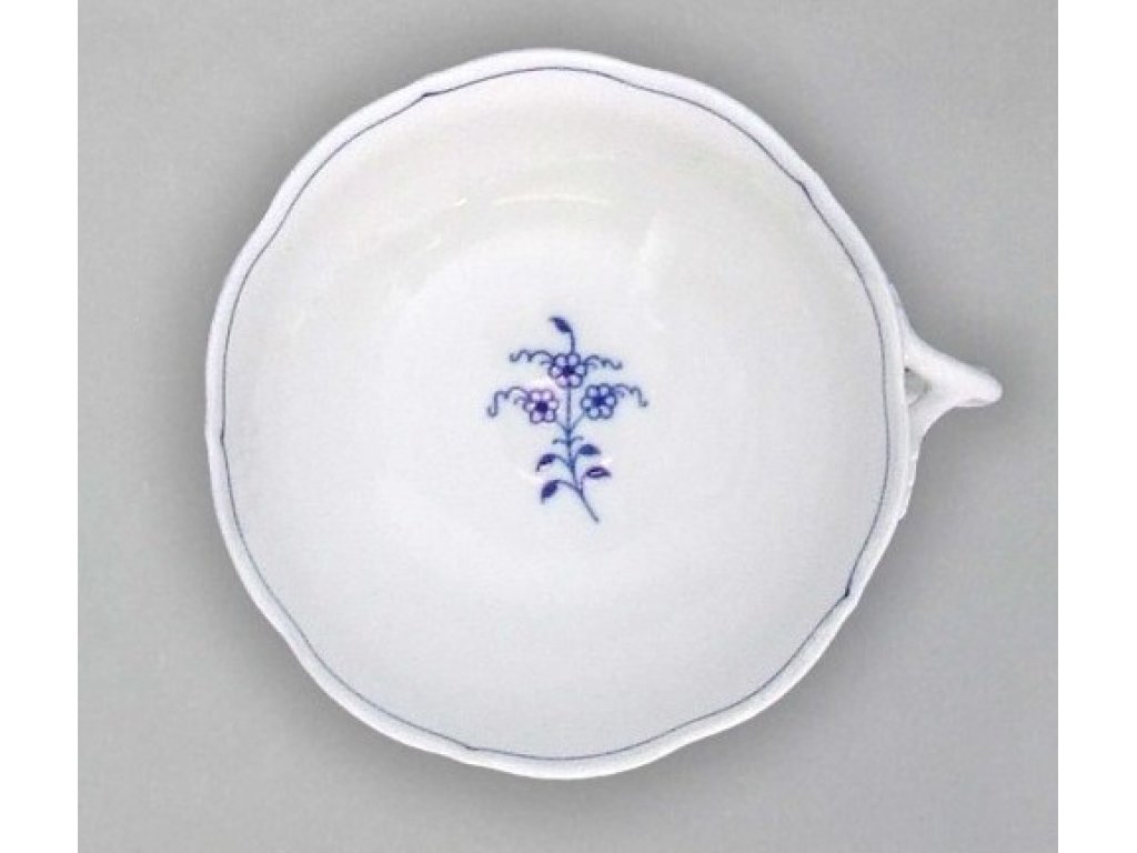 Zwiebelmuster Creamsoup with Handle 0.30L, Original Bohemia Porcelain from Dubi