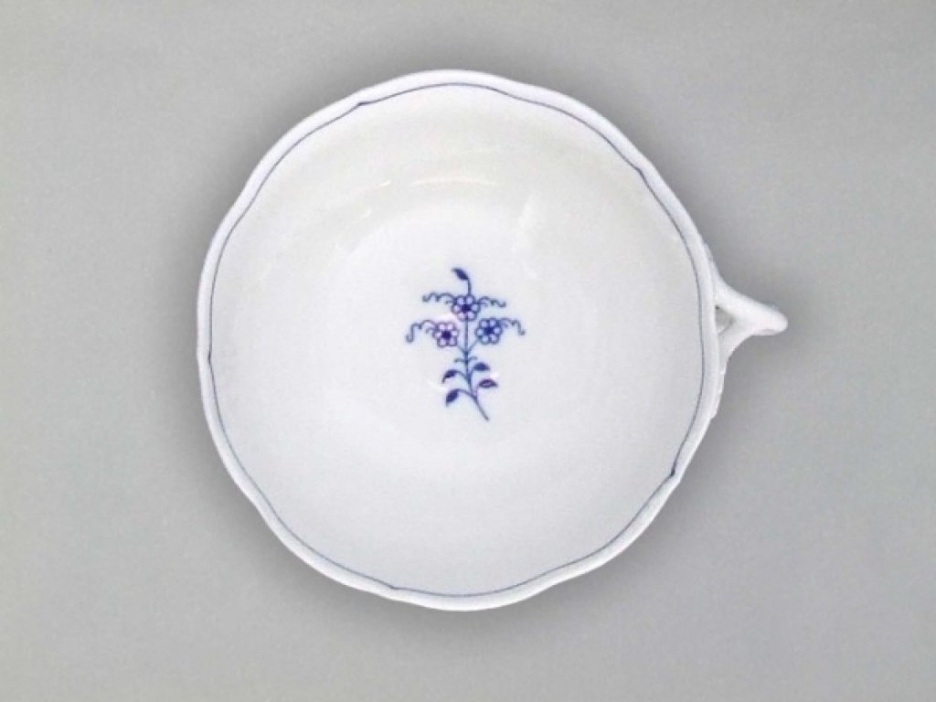 Zwiebelmuster  Cup with Saucer 0.30L + 17.5cm, Original Bohemia Porcelain from Dubi