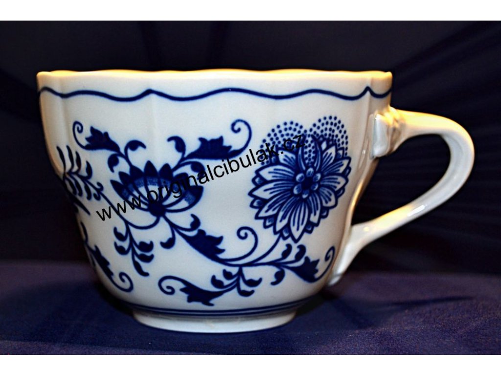 Zwiebelmuster Tall cup C 0.25l Original Blue Onion Pattern Bohemia from Dubi