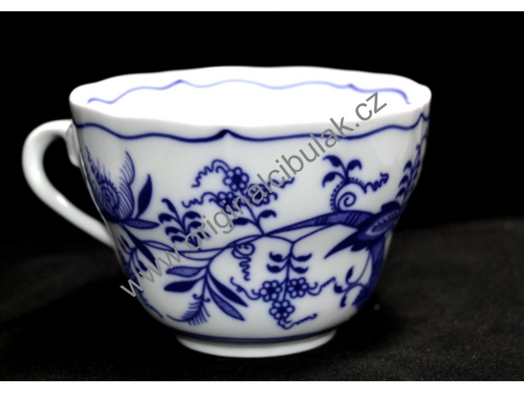 Zwiebelmuster Tall cup C 0.25l Original Blue Onion Pattern Bohemia from Dubi