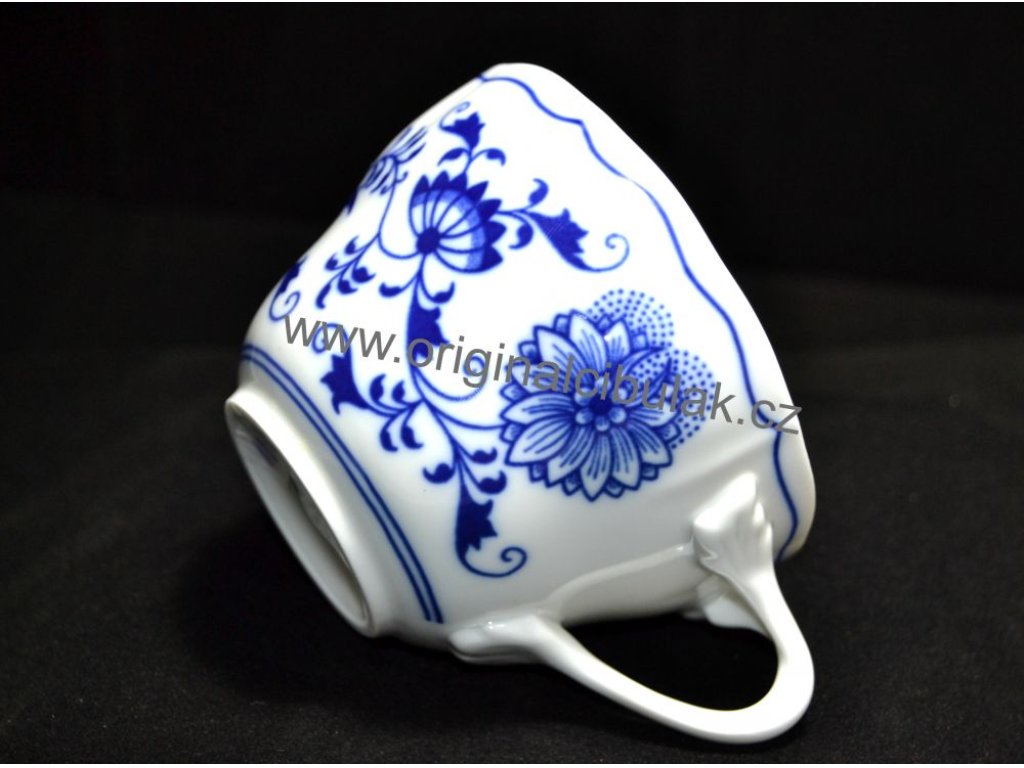 Zwiebelmuster Tall cup C 0.25l Original Blue Onion Pattern Bohemia from Dubi