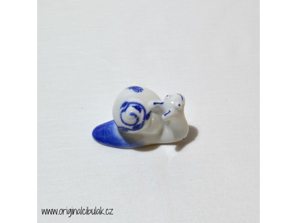 cibulák Šnek 6,5 cm originální český porcelán Dubí Royal Dux 2.jakost