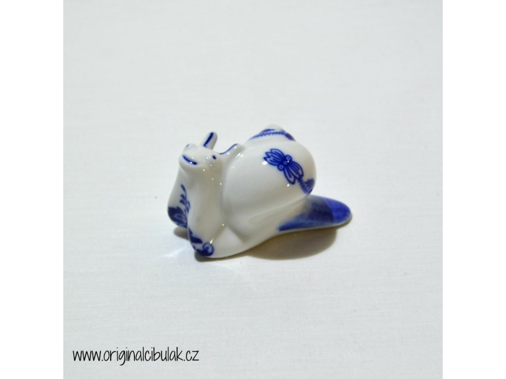 Cibulák šnek   originálny cibulák, cibuľový porcelán Dubí cibuľový porcelán, originálny cibulák Dubí 2.akost