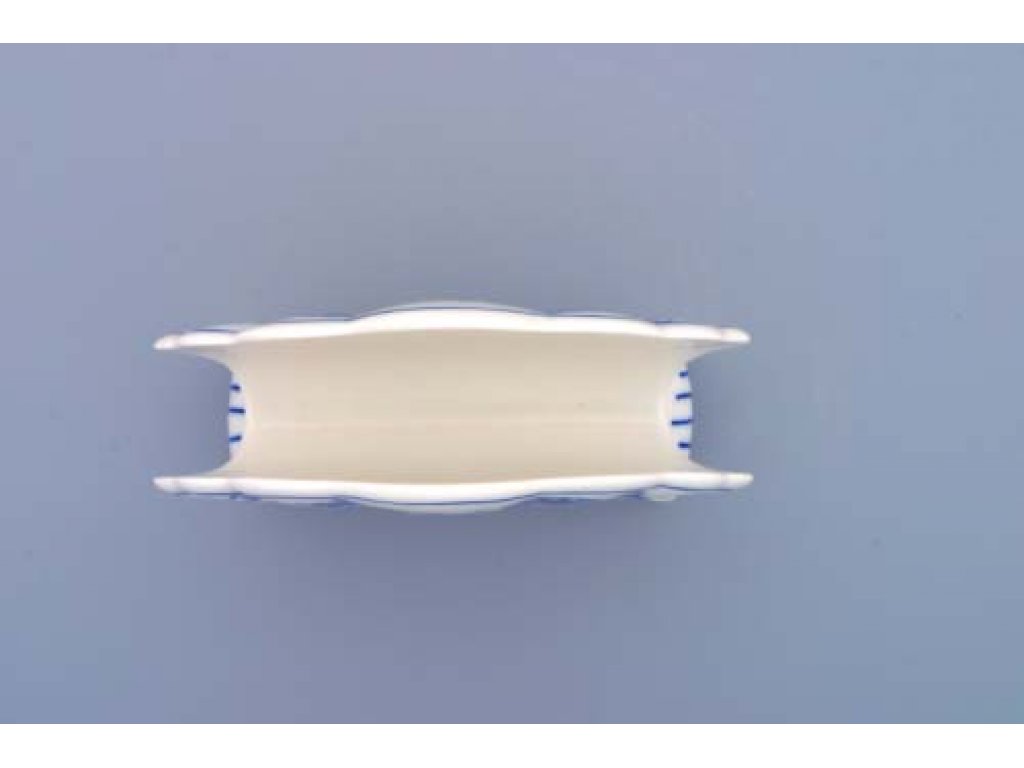 Cibulák stojánek na ubrousky 13 cm originální cibulákový porcelán Dubí, cibulový vzor