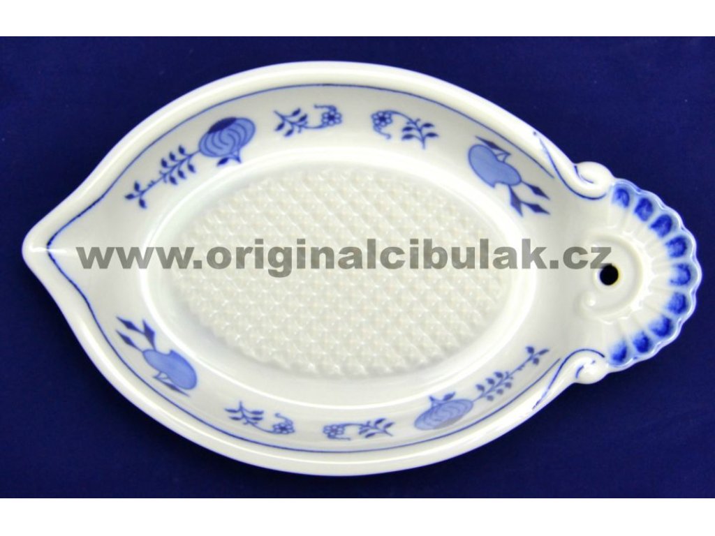 Zwiebelmuster Apfelreibe 23cm Original Bohemia Porzellan Dubi Karlsbader 