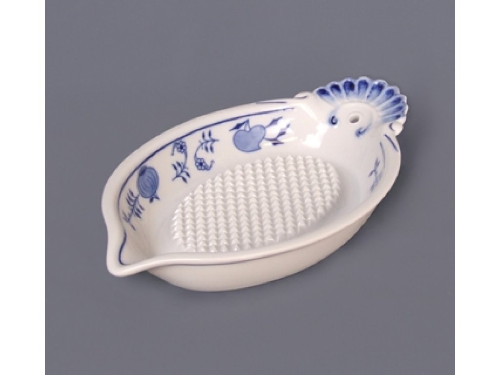 Zwiebelmuster Apfelreibe 23cm Original Bohemia Porzellan Dubi Karlsbader 