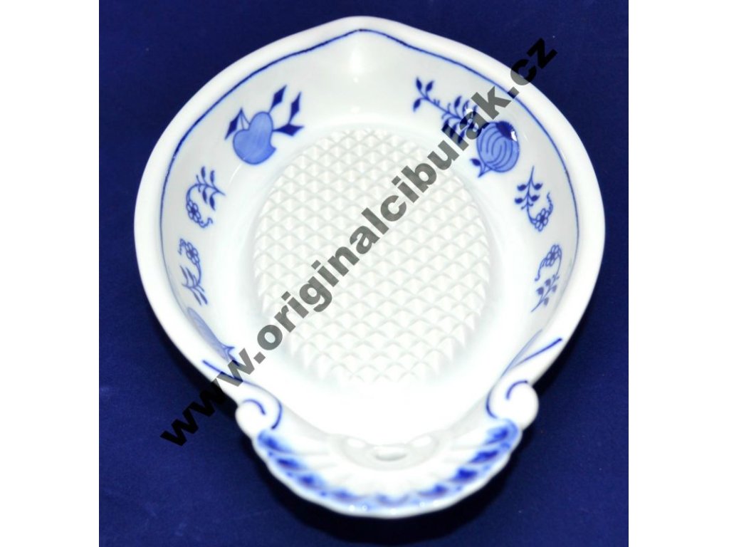Zwiebelmuster Apfelreibe 23cm Original Bohemia Porzellan Dubi Karlsbader 