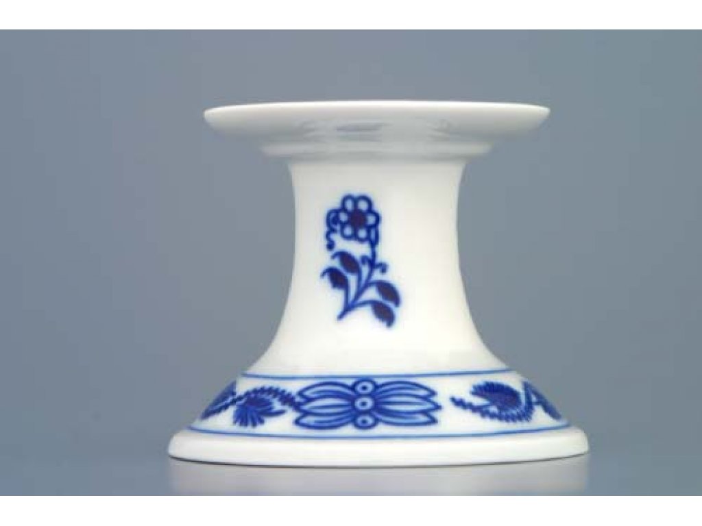 Zwiebelmuster Candle Holder 1991 6cm Original Bohemia Porcelain from Dubi