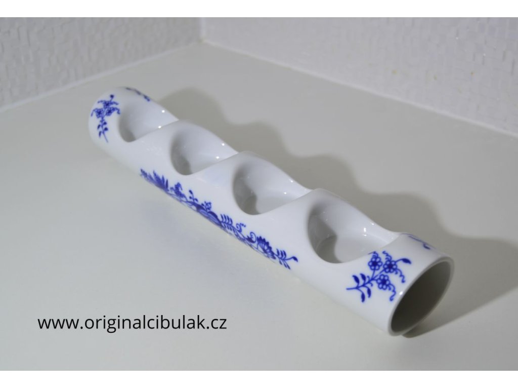 Zwiebelmuster Adventsleuchter gerader Korpus 30,5cm x 5,2cm 440g Original Bohemia Porzellan Dubi Karlsbader