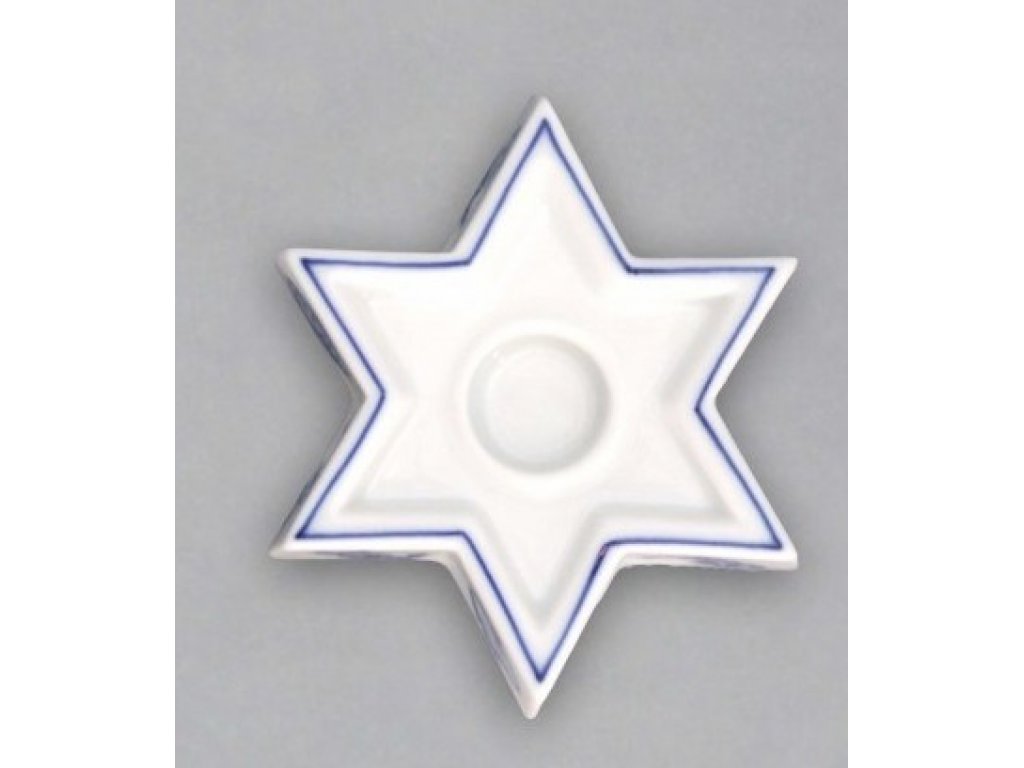 Cibulák Svícen hvězda 9cm 85g Originál Český porcelán Dubí 