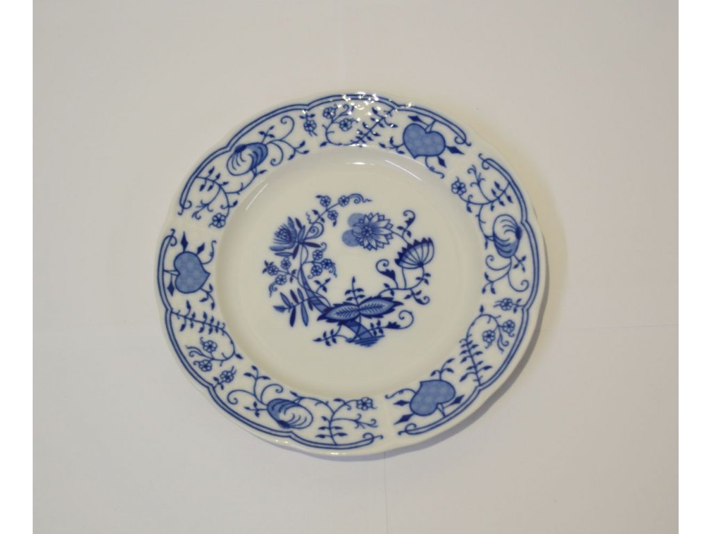 cibulák talíř desertní Natalie Thun 19 cm 1 ks cibulákový porcelán Nová Role