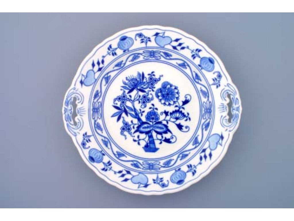 Cibulák Tanier koláčový 28cm  Originálny Český Porcelán Dubí 