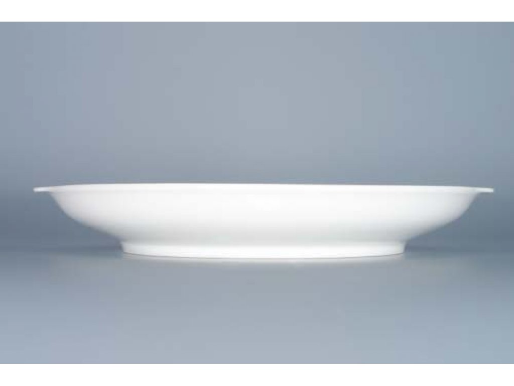 Cibulák Talíř kupový s uchy 24,6 cm originální cibulákový porcelán Dubí, cibulový vzor,