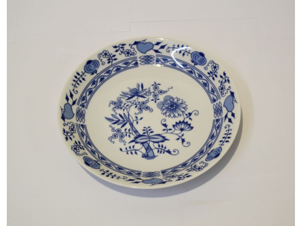 cibulák talíř mělký 21 cm Henriette Saphyr Thun Henrieta český porcelán