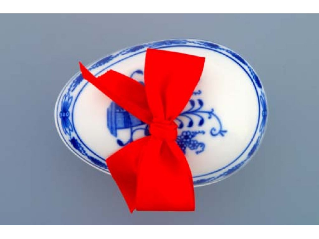 Cibulák Vajíčko s překvapením 9,5 cm originální porcelán Dubí 2.jakost