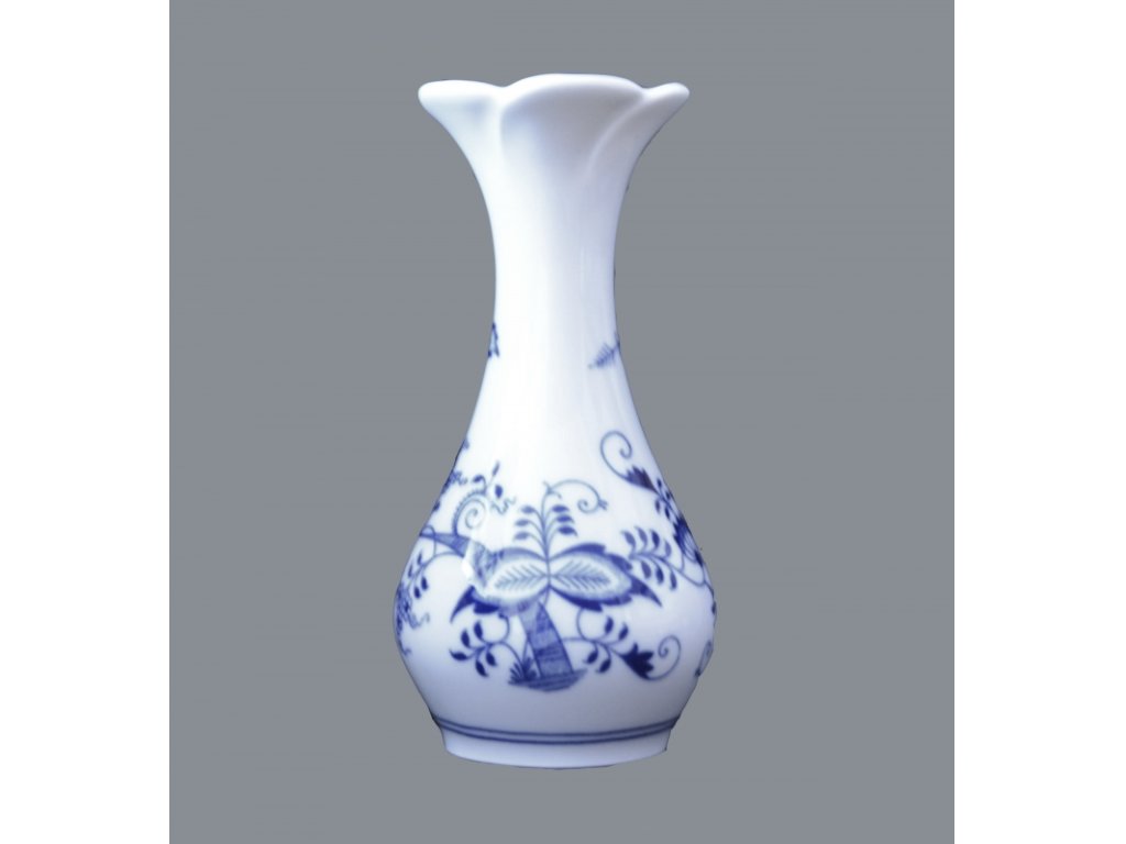 Cibulák Váza  kytka 16cm Originál Český porcelán Dubí