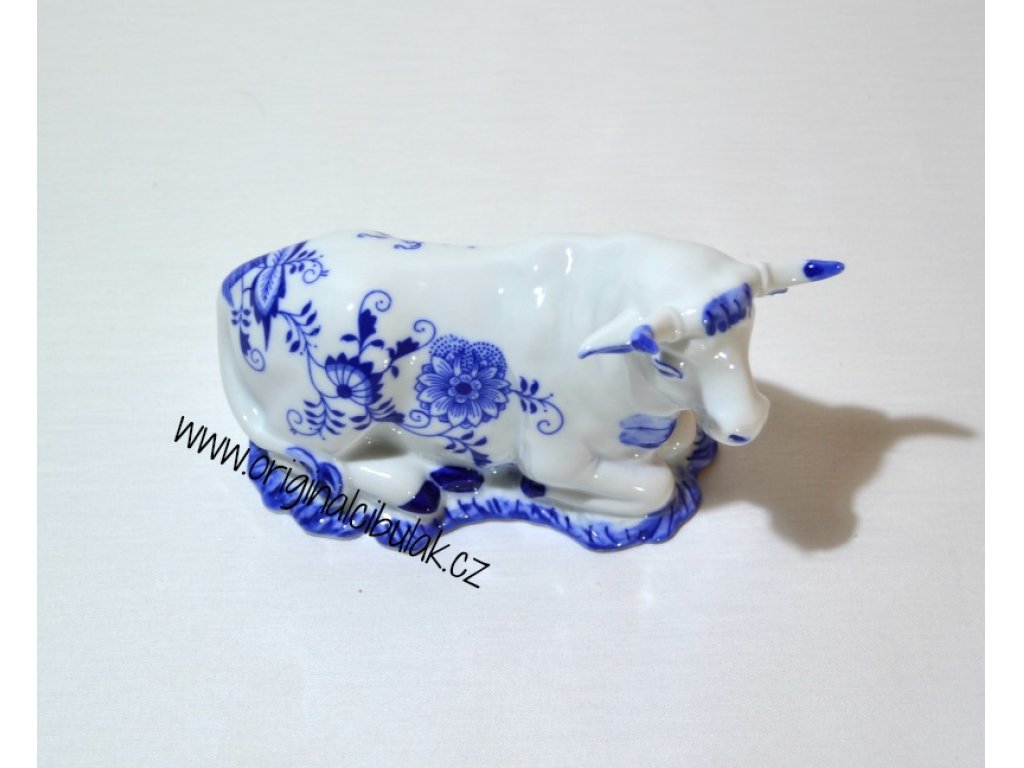 Cibulák Volek 9,5 cm originální cibulákový porcelán Dubí, cibulový vzor,