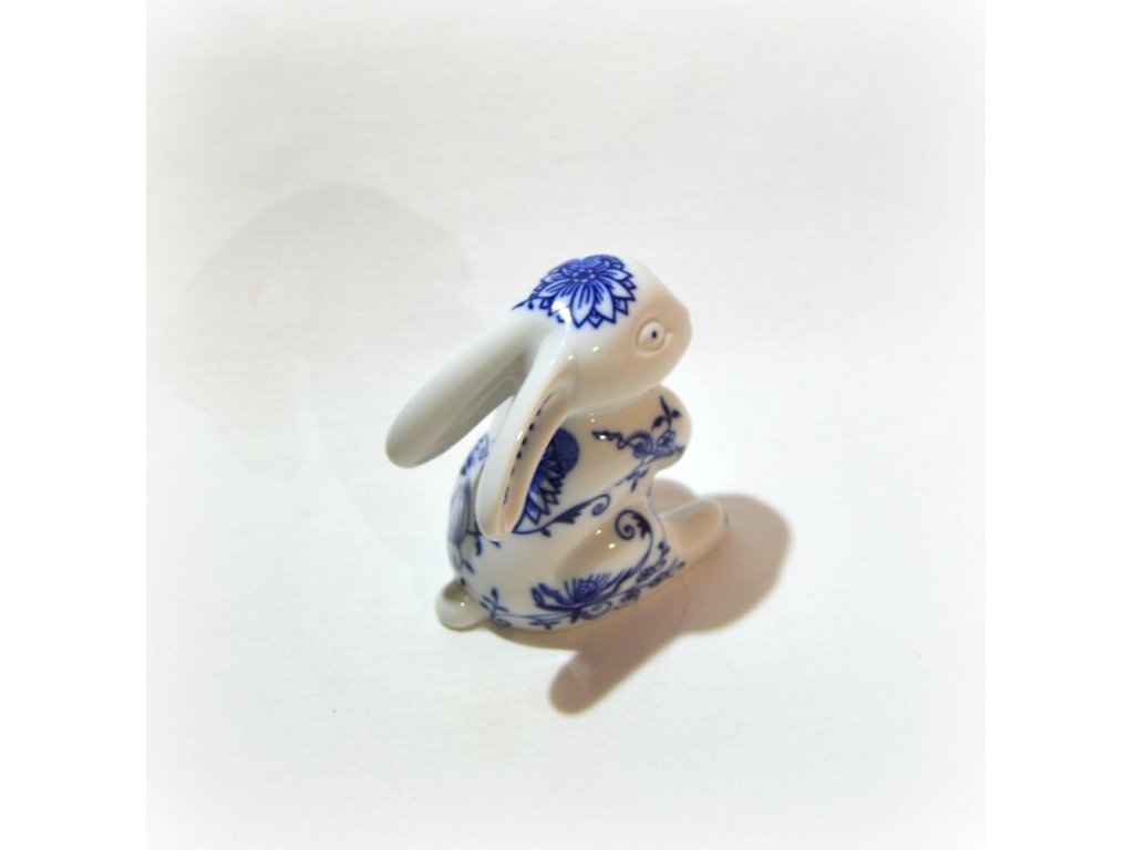 Cibulák zajac č.2 Leander cibulákový porcelán