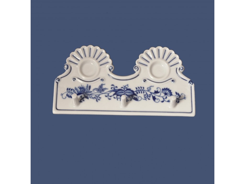 Cibulák Kuchynský vešiak bez dierok 18cm Originálny Český Porcelán Dubí 