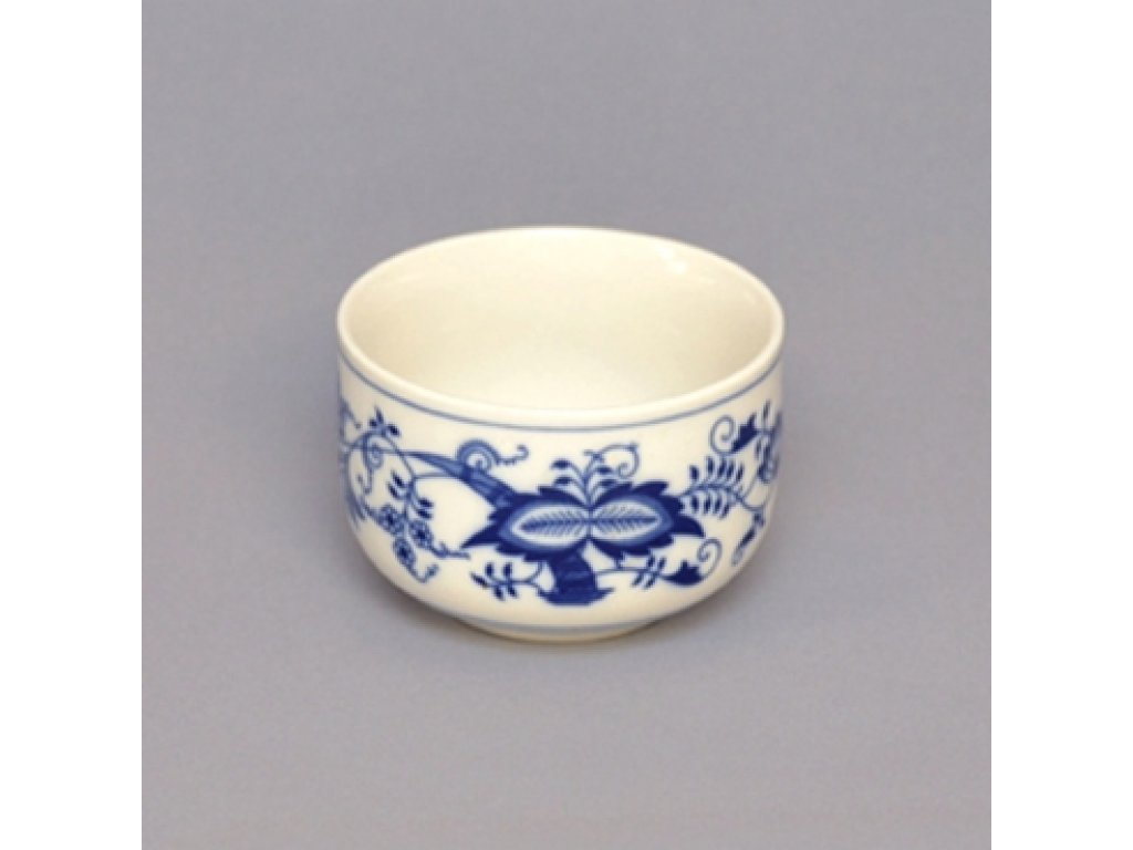 Cukřenka bez oušek 0,30 l - tělo - originální cibulákový porcelán Dubí, cibulový vzor