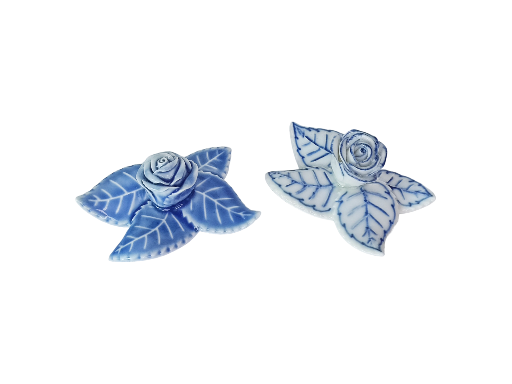 Cibulák Dekorační růže český porcelán Dubí ozdobný karton