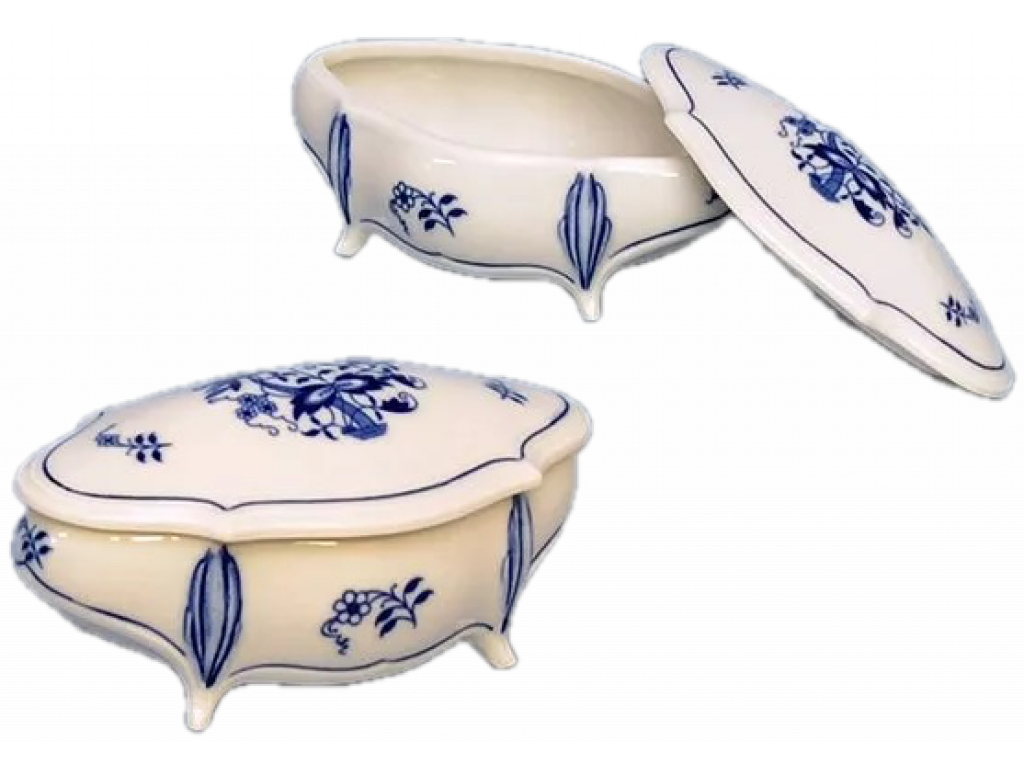 Cibulák Dóza Hana 12,3 cm , 300 g Originál Český porcelán Dubí 