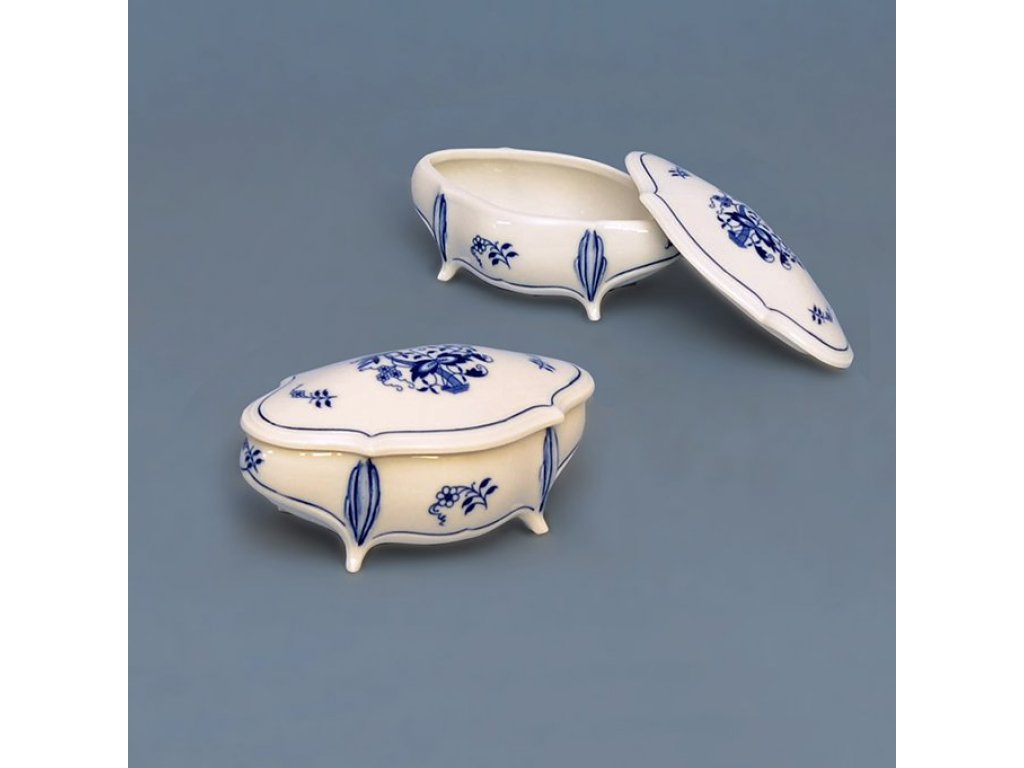 Cibulák Dóza Hana 12,3 cm , 300 g Originál Český porcelán Dubí 