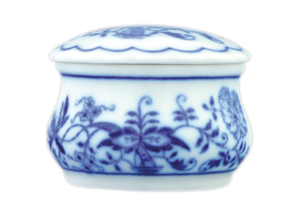 Cibulák Dóza kulatá pilulník  5cm 70g Originál Český porcelán Dubí