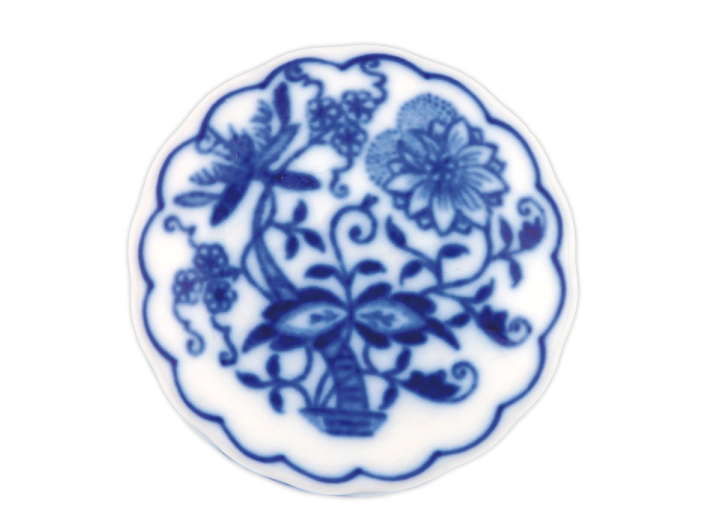 Cibulák Dóza kulatá pilulník  5cm 70g Originál Český porcelán Dubí