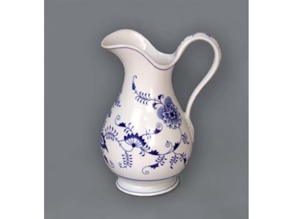 Cibulak hygienická súprava - džbán 5 l cibuľový porcelán, originálny cibuľák Dubí, 2. akosť