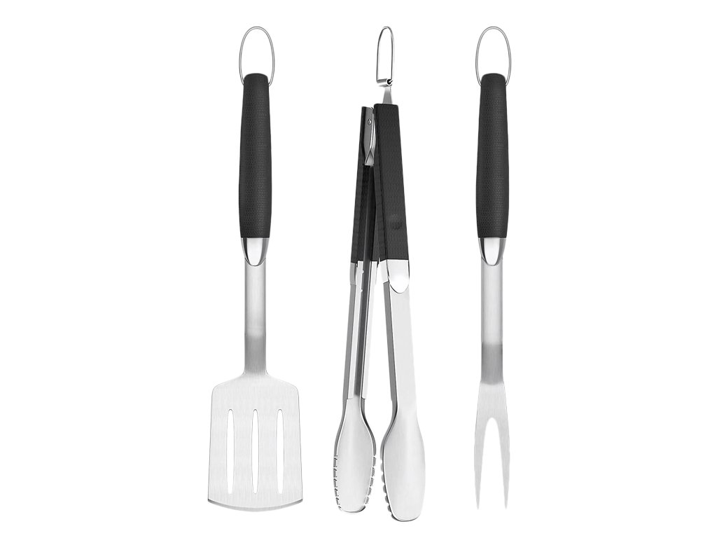  Grilling Tongs, Fork and Turner Set Berndof 3pcs