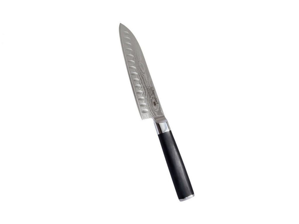 Hanamaki nôž Santoku 16 cm Damascénsky Damašková oceľ Berndorf Profi Line