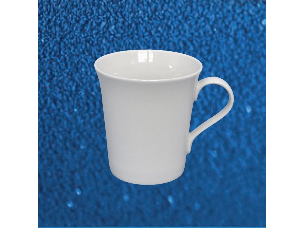 Hrnek Ema 0,35l 300g BÍLÝ Český porcelán Dubí 
