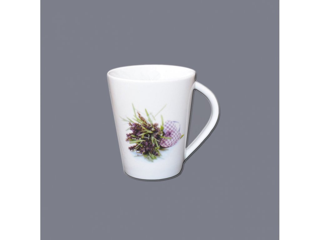 Hrnček Roland 0,27l LEVANDUĽA Český porcelán Dubí 